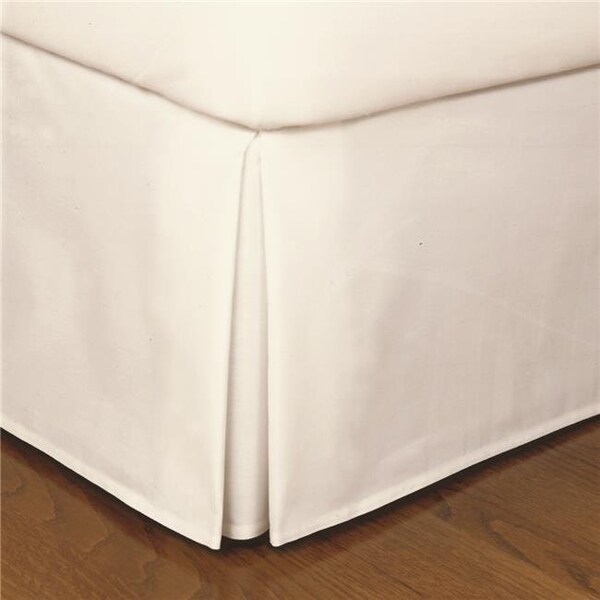 Fresh Ideas Fresh Ideas FRE23614IVOR04 14 in. Microfiber Bed Skirts  Ivory - King - FRE23614IVOR04