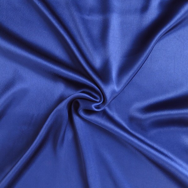 Homeroots 20 x 30 in. Navy Blue Dreamy Silky Satin Queen Size Pillowcases - 387900