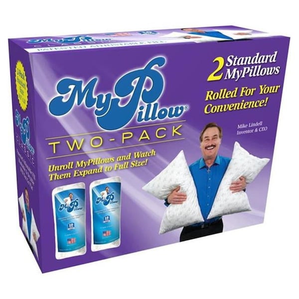 Mypillow Cotton Classic Standard Bed Pillow, 2PK - MY7945