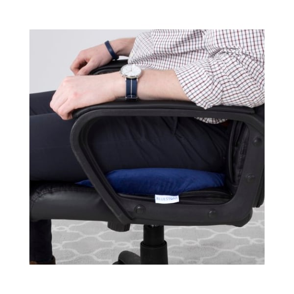 Fleming Supply Donut Seat Cushion with Memory Foam, Comfort Support Pillow for Back Pain, Tailbone, Pregnancy - 376730SQW