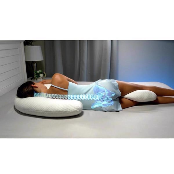 As Seen On Tv As Seen On TV Contour Swan Body Pillow Polyester/Viscose Rayon 1 pk - 30820RTM