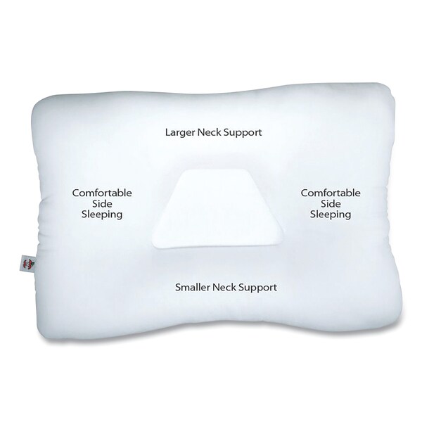Core Products Mid-Core Cervical Pillow, Standard, 22 x 4 x 15, Gentle, White - 222