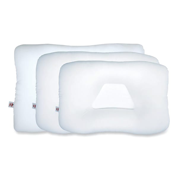 Core Products Mid-Core Cervical Pillow, Standard, 22 x 4 x 15, Gentle, White - 222