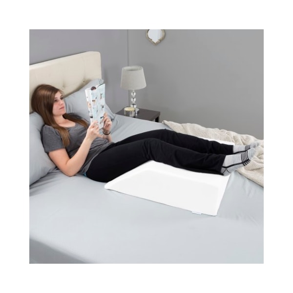 Fleming Supply Wedge Pillow/Elevated Support Cushion for Leg, Knee, Back, Joint Pain, Spine Alignment, Pregnancy - 105254LBY