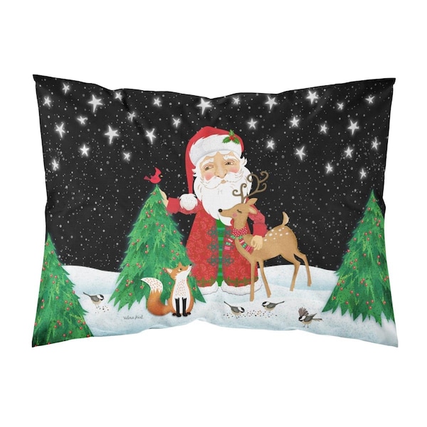 Carolines Treasures Santa Claus Christmas Fabric Standard Pillowcase - VHA3033PILLOWCASE