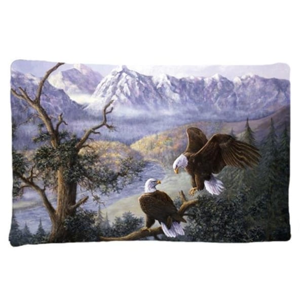 Carolines Treasures Carolines Treasures BDBA0153PILLOWCASE Eagles by Daphne Baxter Fabric Standard Pillowcase - BDBA0153PILLOWCASE