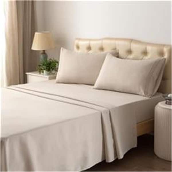 Hotel Collections Hotel Collection Super Comfortable & Soft Microfiber Bed Sheet Set Ivory - Twin - 4 Piece - HC1001IVT