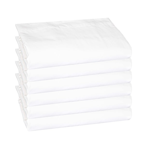 Monarch Brands Lulworth T180 Flat Bed Sheets, King, 24PK - T180-108110-CS
