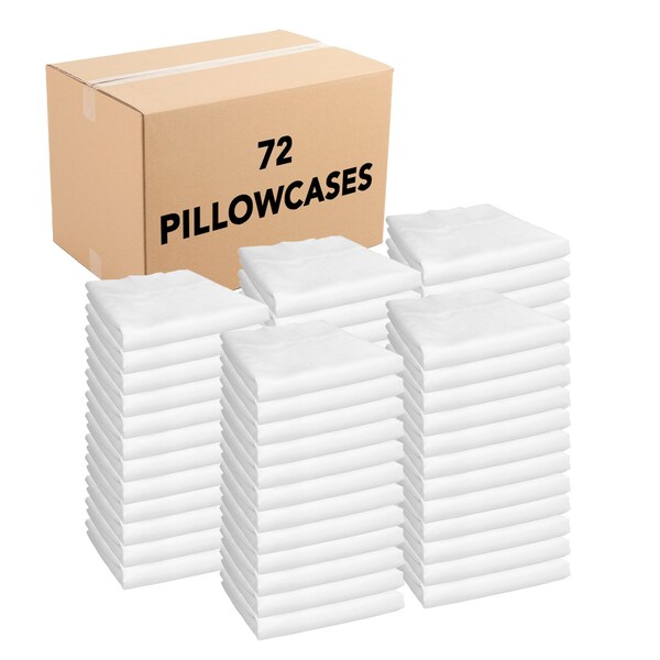 Monarch Lulworth T-180 Pillowcases STANDARD CASE, 72PK - T180-4236