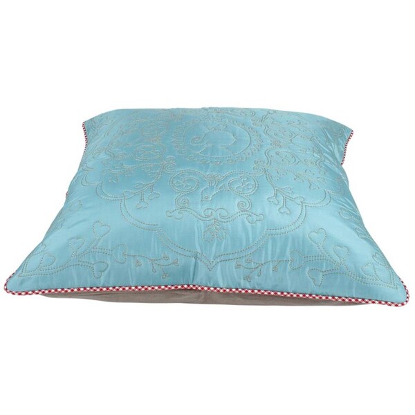 Heritage Lace 20 x 20 in. Pip Studio Feeling Quilty Pillow Cover, Blue - 51.040.046