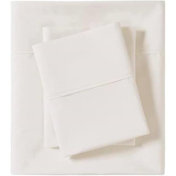 Madison Park Madison Park MP20-5378 Full Size Cotton Sheet Set; Ivory - MP20-5378