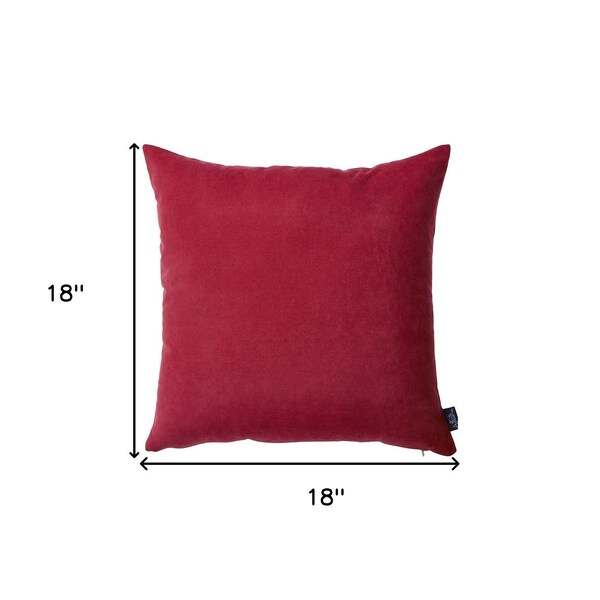 Homeroots Red Honey Decorative Throw Pillow Cover2 Piece 18 x 18 in. - 355423