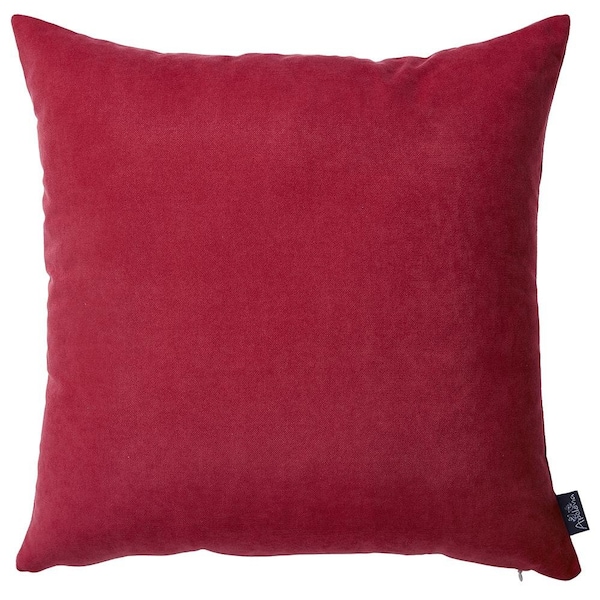 Homeroots Red Honey Decorative Throw Pillow Cover2 Piece 18 x 18 in. - 355423