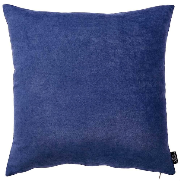Homeroots Sapphire Blue Honey Decorative Throw Pillow Cover2 Piece 18 x 18 in. - 355264