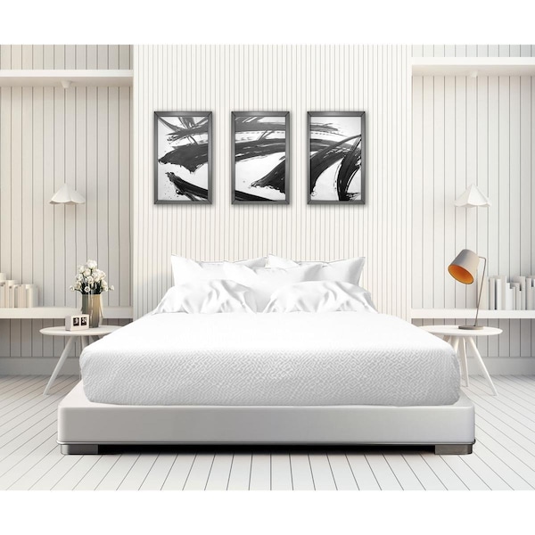 Latestluxury Rifz Jacquard Crinkle Weave 100% Polyester White Queen Top Sheet 2 PK - LA3720414