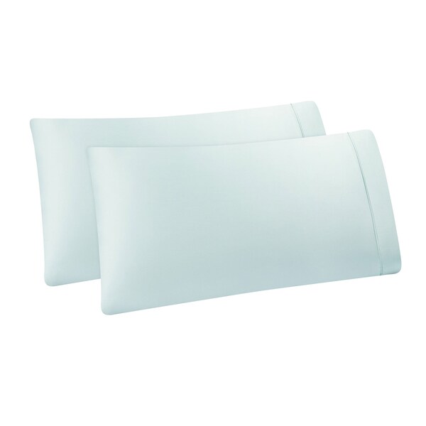Monarch Brands Aston & Arden Tencel Pillowcase Standard, Blue, 2PK - P-SS-SP-400-BL