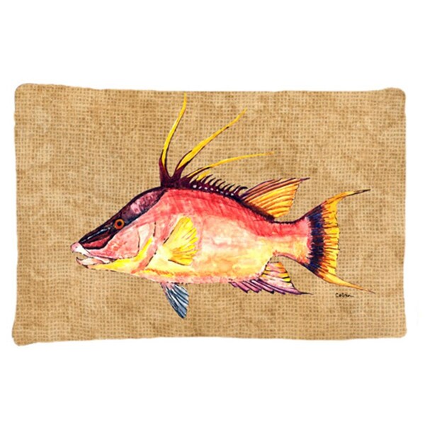 Carolines Treasures 20.5 x 30 in. Hog Snapper Moisture Wicking Fabric Standard Pillow Case - 8803PILLOWCASE