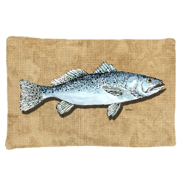 Carolines Treasures 20.5 x 30 in. Speckled Trout Moisture Wicking Fabric Standard Pillow Case - 8809PILLOWCASE