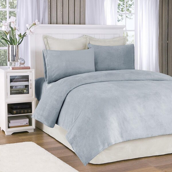 True North By Sleep Philosophy True North Soloft Plush Sheet Set - Twin - BL20-0601