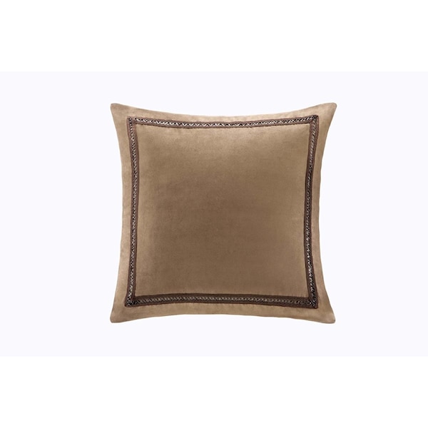 Woolrich Hadley Plaid Sham - Euro, Bark - WR11-082