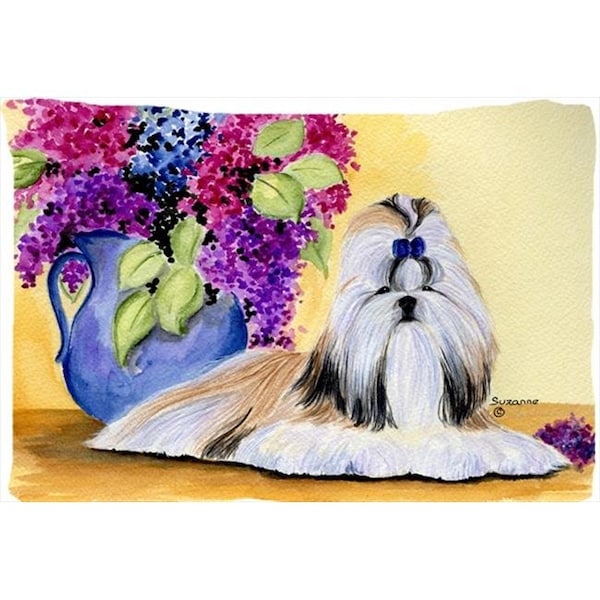 Jensendistributionservices 20.5 x 30 in. Shih Tzu Moisture Wicking Fabric Standard Pillowcase - MI227750