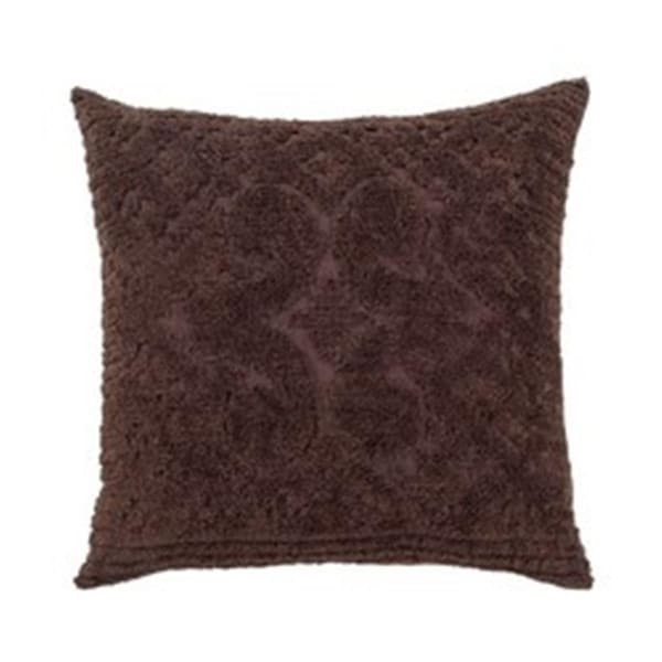 Better Trends Ashton Cotton Pillow Sham, Chocolate - Euro Size - SHAS2626CH