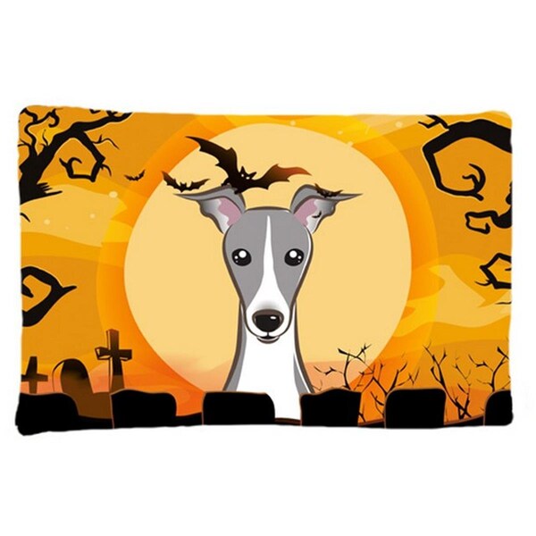 Jensendistributionservices Halloween Italian Greyhound Fabric Standard Pillowcase - MI2556820