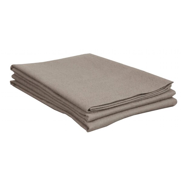 Impressions By Luxor Treasures Cotton Flannel King Pillowcase Set Solid- Grey - FLAKGPC SLGR