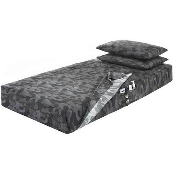 Ilc Replacement For Peterbilt 579 Year 2022 42X85X7.5In Gray Camouflage Bed Sheet Set - WZ-EK1C-0