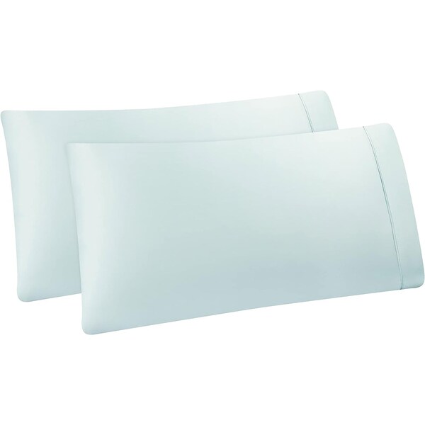 Monarch Brands Aston & Arden Tencel Pillowcase King, Blue, 2PK - P-SS-KP-400-BL