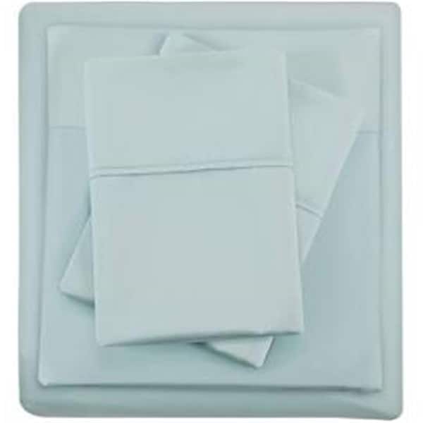 Madison Park Queen Size Cotton Blend Sheet Set, Seafoam - MP20-4855