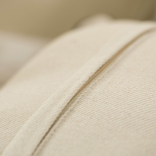 Deerlux 16" Handwoven Cotton Throw Pillow Cover with Striped Lines with Filler, Black - QI004310.BK.K