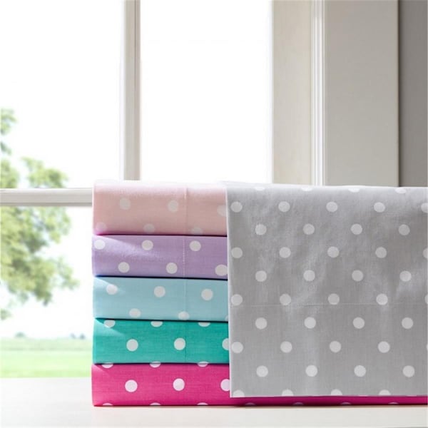 Mi Zone Percale Kids Sheet Set - Dark Pink, Twin - MZ20-499