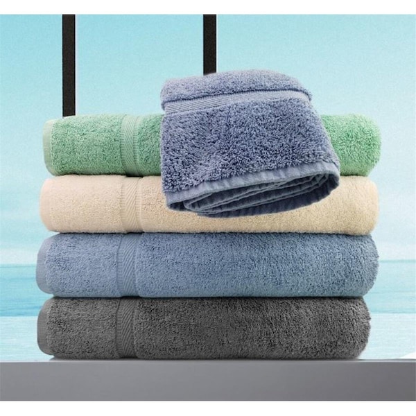 Rifz GOI Collection Bath Sheets, Charcoal Grey, 6PK - GOI32666CG
