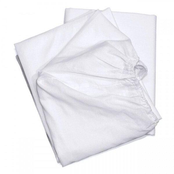Rifz T-180 Elite Cotton Blend Fitted Sheet, White Twin Size Large, 6PK - ETFT397512-T1806