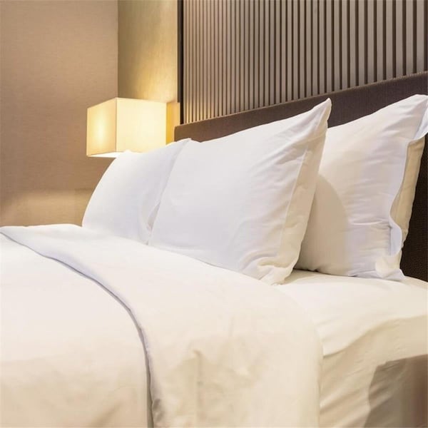 Kd Bufe T-300 100 Percentage Cotton Flat Sheet, White - Full Size, 6PK - KD3182532