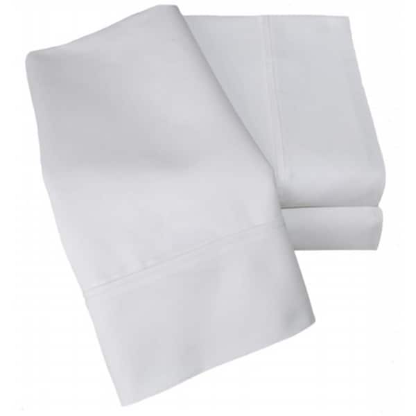 Impressions By Luxor Treasures Cotton Rich 1000 Thread Count Solid Sheet Set California King-White - CR1000CKSH SLWH