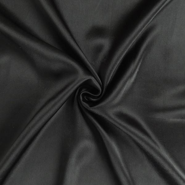 Homeroots 20 x 30 in. Black Dreamy Silky Satin Queen Size Pillowcases - 387888