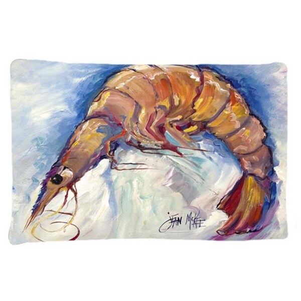 Carolines Treasures Carolines Treasures JMK1112PILLOWCASE Shrimp Fabric Standard Pillowcase - JMK1112PILLOWCASE