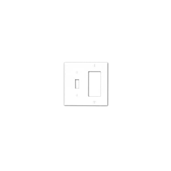 Leviton Wallplates 2 Gang Wallplate Tgl-Decora Ivory - 80707-I