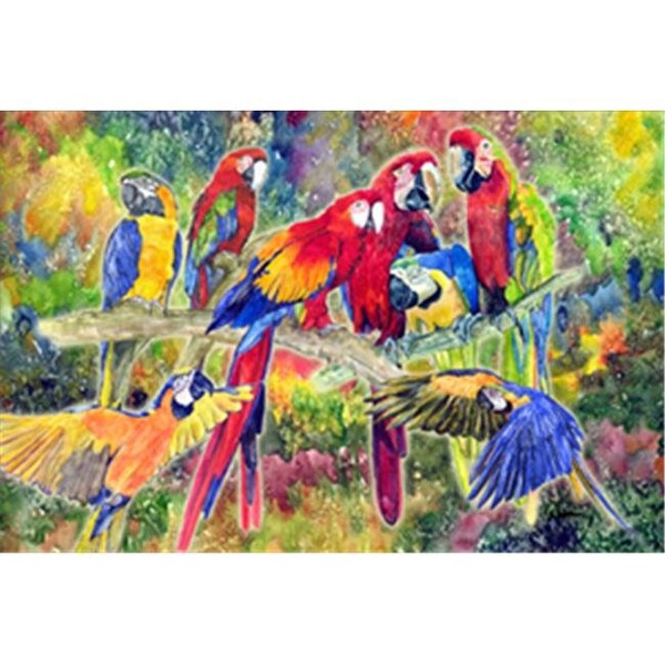 Carolines Treasures Carolines Treasures 8600PILLOWCASE Parrot Moisture Wicking Fabric Standard Pillowcase - 20 x 30 in. - 8600PILLOWCASE