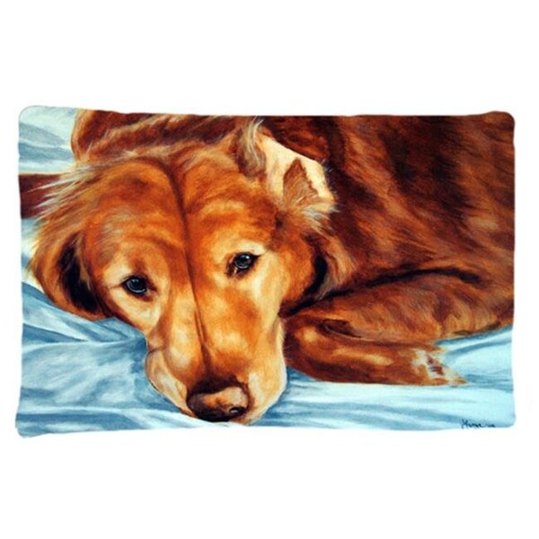 Carolines Treasures Carolines Treasures AMB1040PILLOWCASE Golden Retriever by Tanya & Craig Amberson Fabric Standard Pillowcase - AMB1040PILLOWCASE