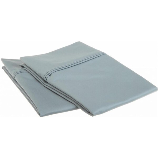 Impressions By Luxor Treasures Egyptian Cotton 1200 Thread Count Solid Pillowcase Set Standard-Teal - 1200SDPC SLTL