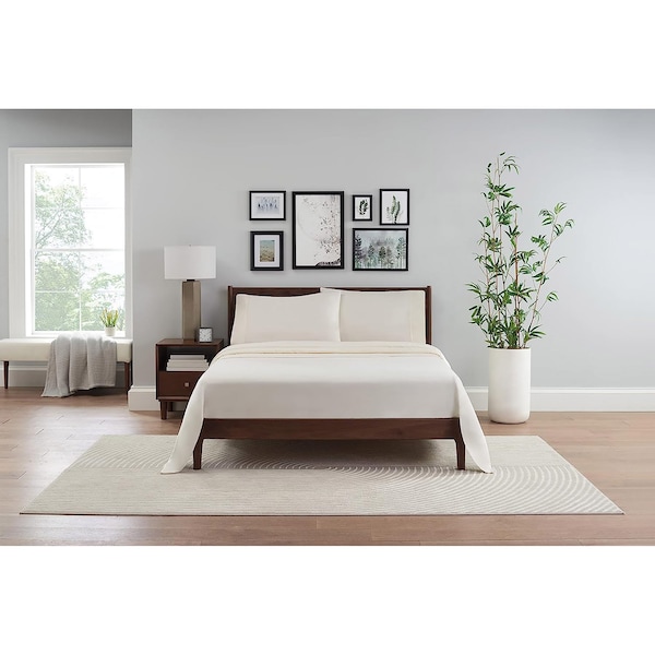 Monarch Brands Aston & Arden Bamboo - Queen, Whisper White - P-SS-BBQN-WW