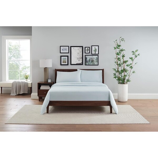 Monarch Brands Aston & Arden Bamboo - Queen, Blue - P-SS-BBQN-BL