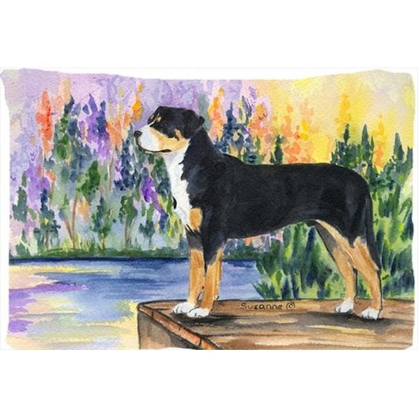 Carolines Treasures Carolines Treasures SS8160PILLOWCASE 20.5 x 30 in. Greater Swiss Mountain Dog Moisture Wicking Fabric Standard Pillowcase - SS8160PILLOWCASE