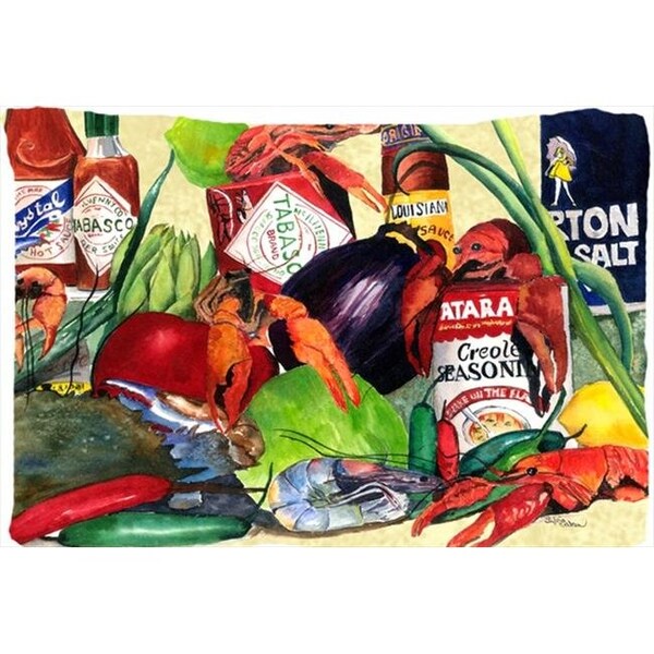 Carolines Treasures Carolines Treasures 1020PILLOWCASE 20.5 x 30 in. Spices And Crawfish Moisture Wicking Fabric Standard Pillowcase - 1020PILLOWCASE