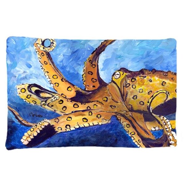 Carolines Treasures Carolines Treasures 8794PILLOWCASE 20.5 x 30 in. Octopus Moisture Wicking Fabric Standard Pillow Case - 8794PILLOWCASE