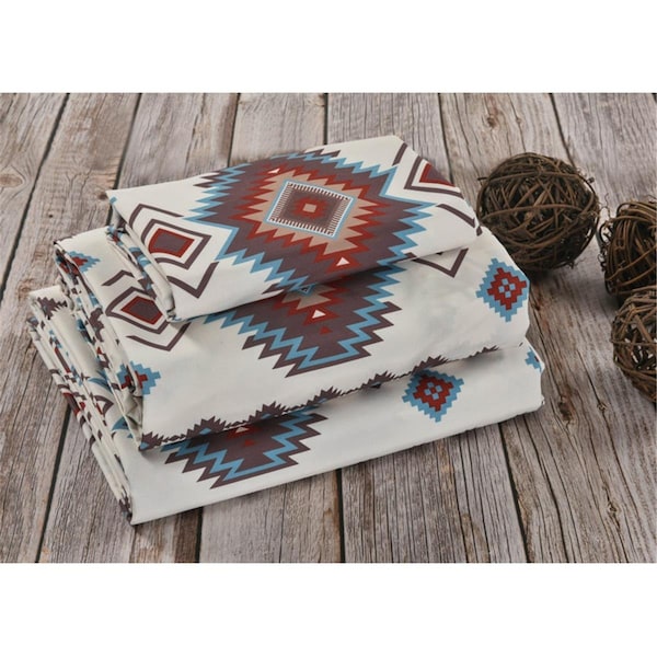 Convenience Concepts Sonoma Sheet Set, Multi Color - Twin Size - HI3031760