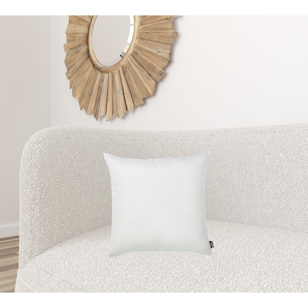 Homeroots White Honey Decorative Throw Pillow Cover2 Piece 18 x 18 in. - 355368